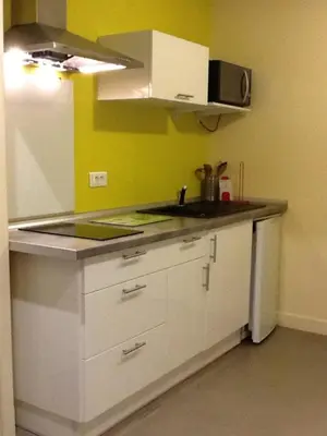 Cuisine ou kitchenette dans l'établissement Le Clos Domenat 3