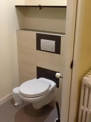 Salle de bains dans l'établissement Le Clos Domenat 3