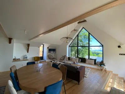 Coin salon dans l'établissement Parador Vert