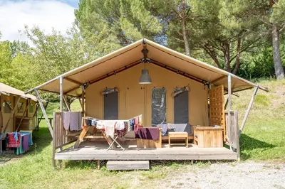 Plan de l'établissement Glamping Lac du Causse