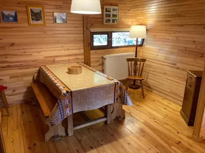 Plan de l'établissement chalet le balcon du Sancy - location du samedi au samedi - linge de lits fournis - option ménage fin de séjour non proposée