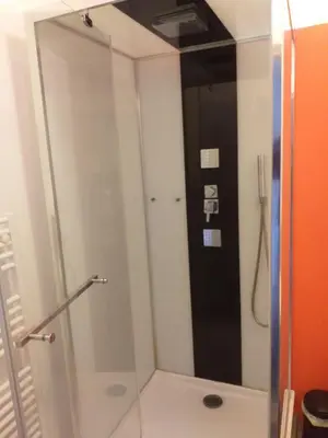 Salle de bains dans l'établissement Cocooning gaillard