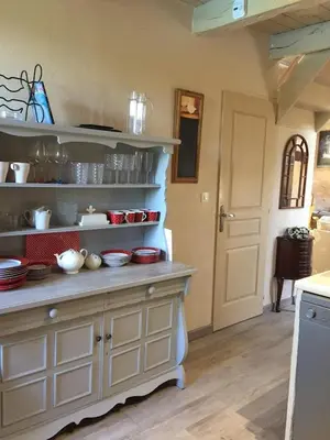 Cuisine ou kitchenette dans l'établissement The Cottage