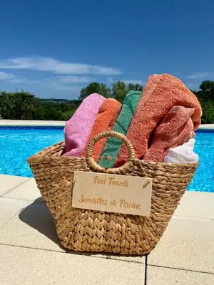 Piscine de l'établissement Villa de la Colline - Family friendly holiday home with private pool and secure garden ou située à proximité