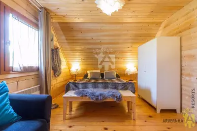 Coin salon dans l'établissement Chalet de Cécile 1