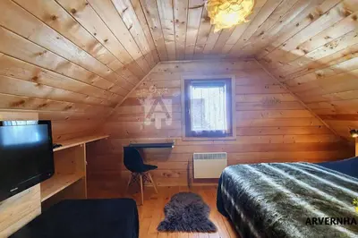 Un ou plusieurs lits dans un hébergement de l'établissement Chalet de Cécile 1