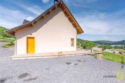 Vue générale sur la montagne ou vue sur la montagne depuis l'appartement