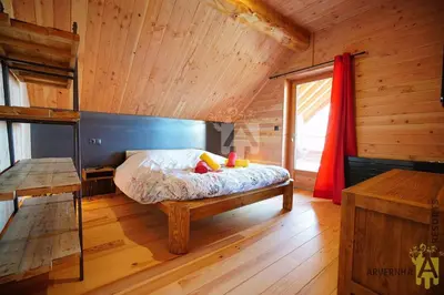 Un ou plusieurs lits dans un hébergement de l'établissement Grande Cabane du Lac