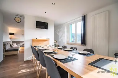 Cuisine ou kitchenette dans l'établissement Mouteroun 3