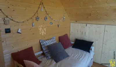 Un ou plusieurs lits dans un hébergement de l'établissement Chalet Nid Nous