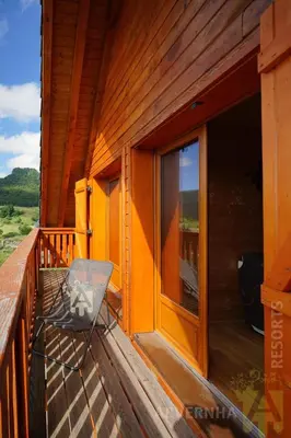 Balcon ou terrasse dans l'établissement Chalet de Solène
