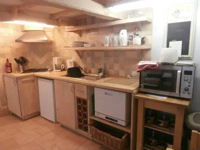 Cuisine ou kitchenette dans l'établissement The Studio