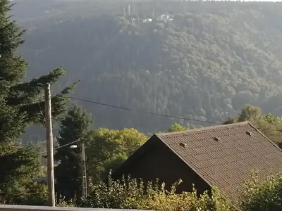 Paysage naturel près de le chalet