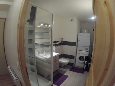Salle de bains dans l'établissement La Gentiane