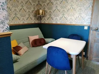 Coin salon dans l'établissement Villa Étienne