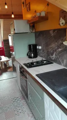 Cuisine ou kitchenette dans l'établissement Villa Étienne