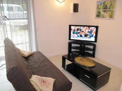 Télévision ou salle de divertissement dans l'établissement PERCHE, FISH AND GITES
