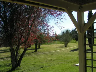 Jardin de l'établissement Domaine de Vaulatour.