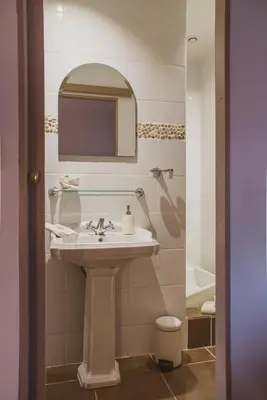 Salle de bains dans l'établissement La douce France