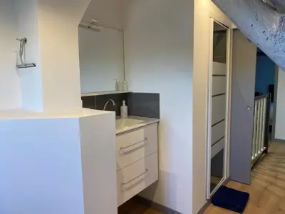 Cuisine ou kitchenette dans l'établissement Aventurine
