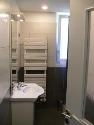 Salle de bains dans l'établissement Chez Léontine