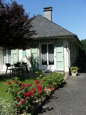 Jardin de l'établissement Chez Léontine