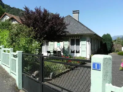Vue générale sur la montagne ou vue sur la montagne depuis la maison de vacances