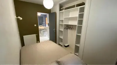Un ou plusieurs lits dans un hébergement de l'établissement MAGNIFIQUE Location au bout de la route