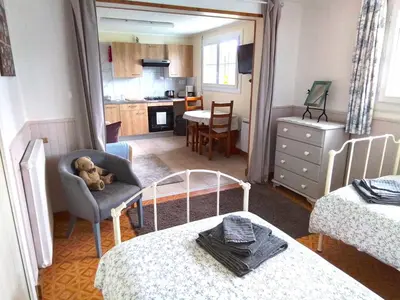 Cuisine ou kitchenette dans l'établissement Le Terrier