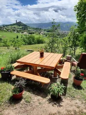 Paysage naturel près de le séjour chez l'habitant