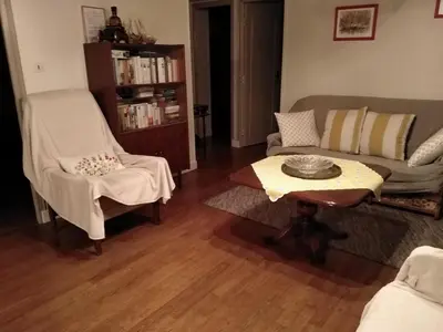 Coin salon dans l'établissement Maison familiale coteaux de la Vézère