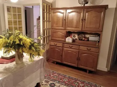 Cuisine ou kitchenette dans l'établissement Maison familiale coteaux de la Vézère