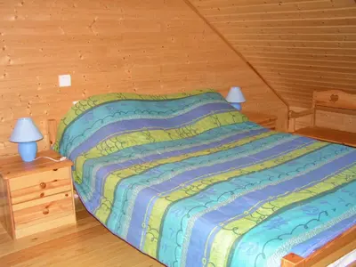 Un ou plusieurs lits dans un hébergement de l'établissement chalet cathy