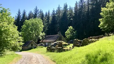 Paysage naturel près de la maison de vacances