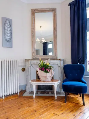 Coin salon dans l'établissement La Villa François Premier