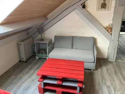 Coin salon dans l'établissement Appartement F3