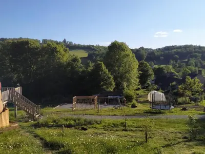 Paysage naturel près de le camping