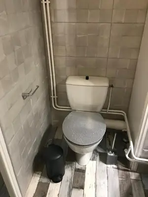 Salle de bains dans l'établissement Appartement au pied des pistes