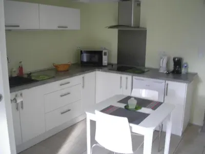Cuisine ou kitchenette dans l'établissement Le Clos Doménat 1