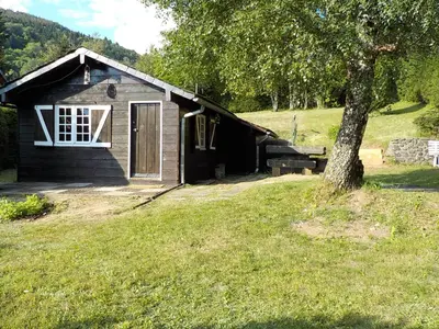 Paysage naturel près de le chalet