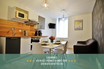 Cuisine ou kitchenette dans l'établissement Villa Jean Julien - Le Guéry - Wifi - 2 chambres - 4 personnes