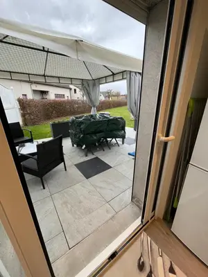Balcon ou terrasse dans l'établissement gîte m et m