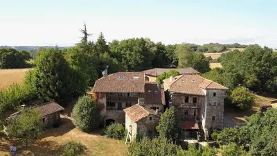 Paysage naturel près de la maison de vacances