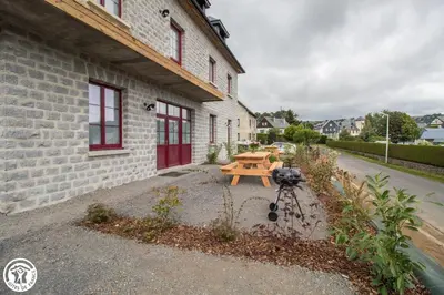 Vue générale sur la montagne ou vue sur la montagne depuis la maison de vacances