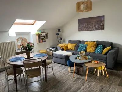 Plan de l'établissement Le Carpé Diem, Cosy, Confort, Cocooning, 90 m²