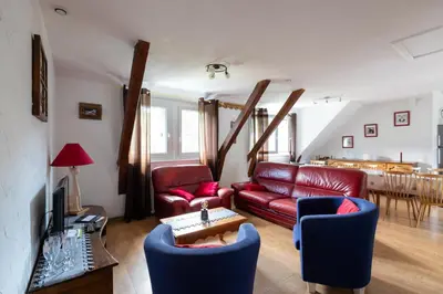 Coin salon dans l'établissement La Belle Arverne