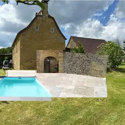 Chez Rénou et Prospérou maison typique du Sarladait