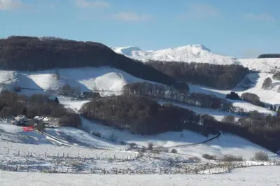 L'établissement Chalet en pleine nature pour 12 personnes en hiver