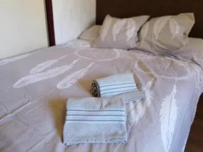 Un ou plusieurs lits dans un hébergement de l'établissement Appartement double centre de LIMOGES