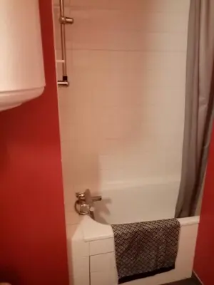 Salle de bains dans l'établissement Appartement double centre de LIMOGES